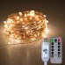 FixtureDisplays® LED USB Copper Wire Fairy String Lights Twinkle Party Home Decor w/Remote 14606
